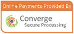 Secure online payments via Converge