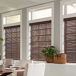 Lake Forest Premium cordless faux wood blinds