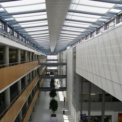 Atrium skylight shades