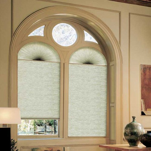 Cellular Shades with matching arches