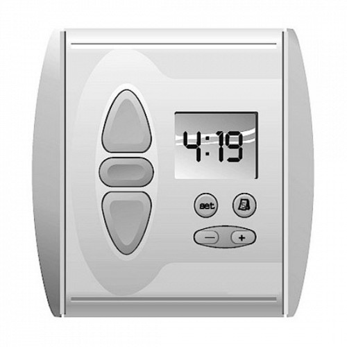 Wall-mounted timer for motorized shades