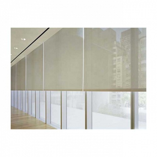 Shades lowered consistently with motorization