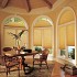 Operable cellular shade arches
